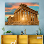 Parthenon at Sunset Wall Art