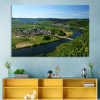 Piesport Moselle River View Wall Art