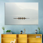 Four Rowers on Lake Lugano Wall Art