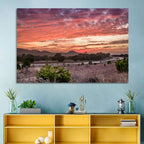 Sunset Curve on Texas Highway 16 Wall Art