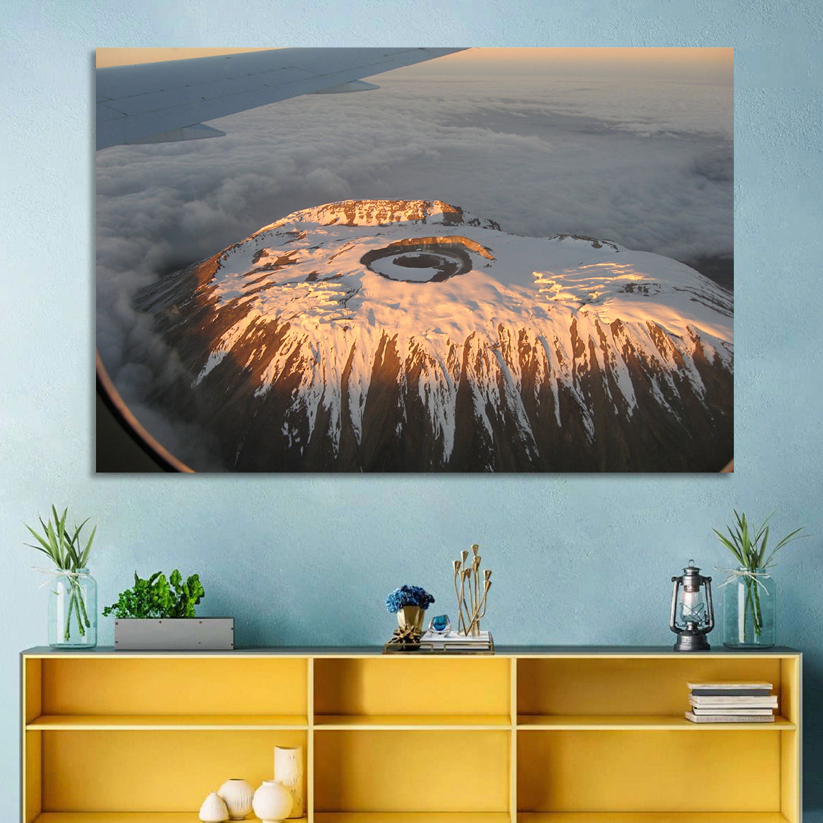Mount Kilimanjaro Sunset Wall Art