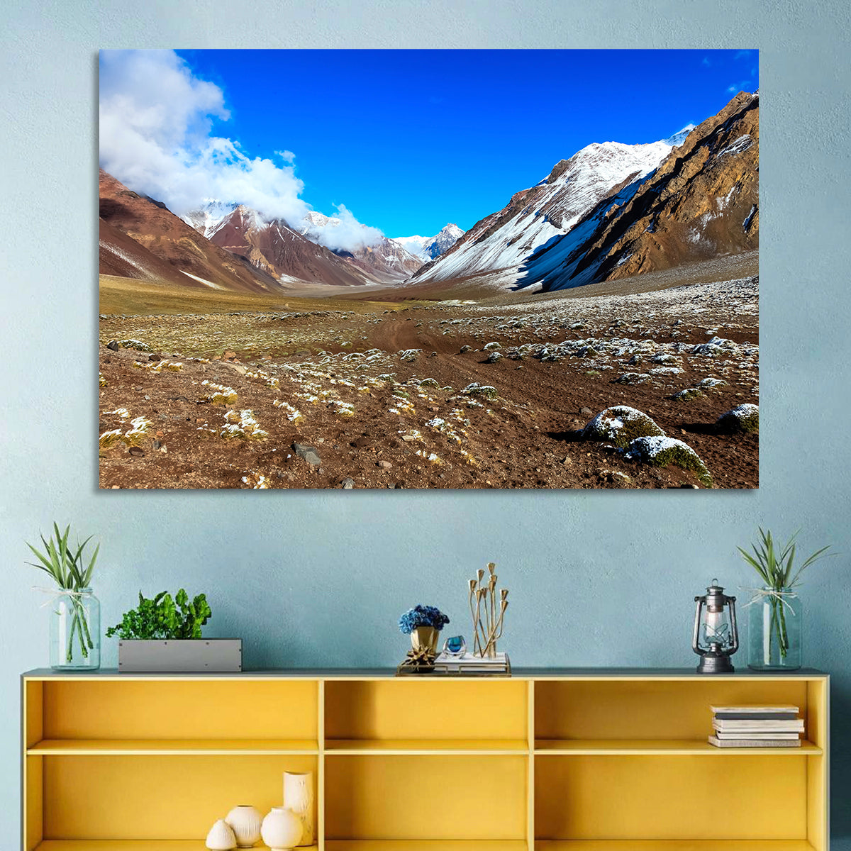 Mount Aconcagua Valley View Wall Art