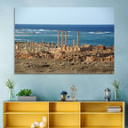 Leptis Magna Coastal Ruins Wall Art