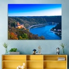 Rhine Valley at Dusk Wall Art