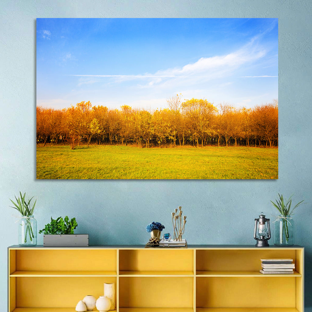 Autumn Forest Meadow Wall Art