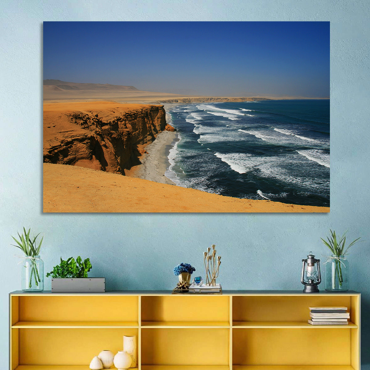 Red Cliffs of Paracas Wall Art