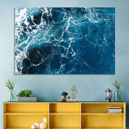 Sea Water Texture Abstract Wall Art