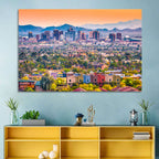 Phoenix Golden Hour Cityscape Wall Art