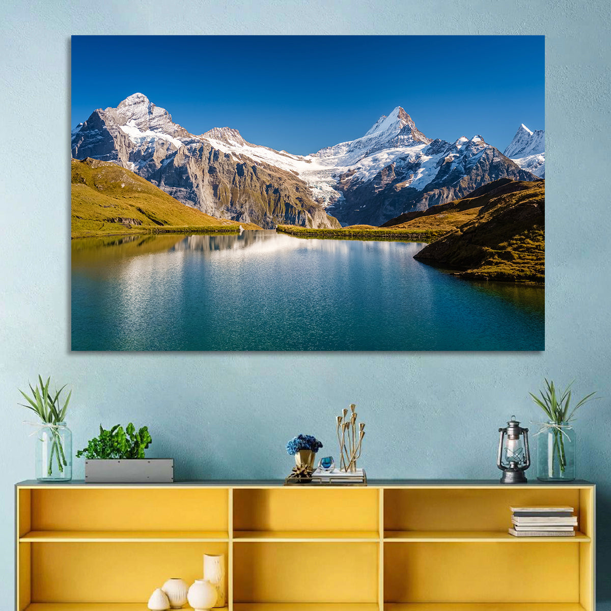 Bachalpsee Mountain Reflection Wall Art