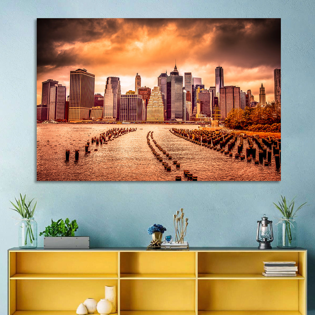Lower Manhattan Financial District Wall Art