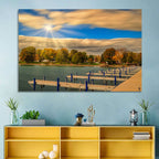 Skaneateles Lake Pier Wall Art