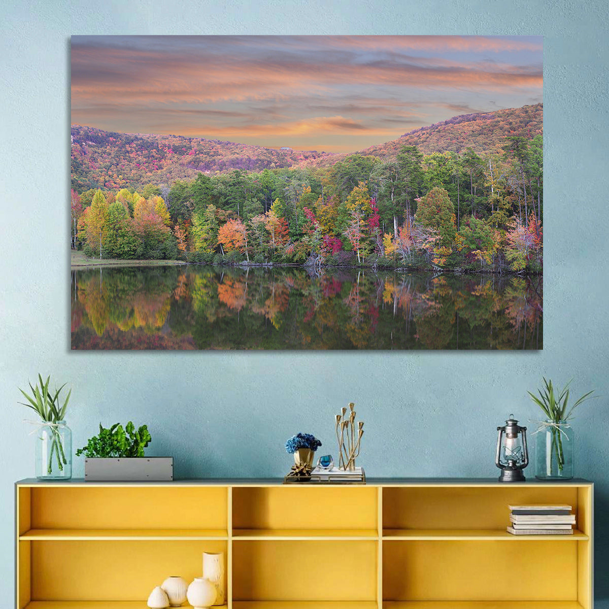 Cheaha State Park Lake Wall Art in a room, landscape