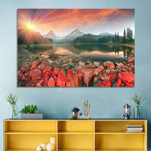 Lake Obersee Sunrise Wall Art