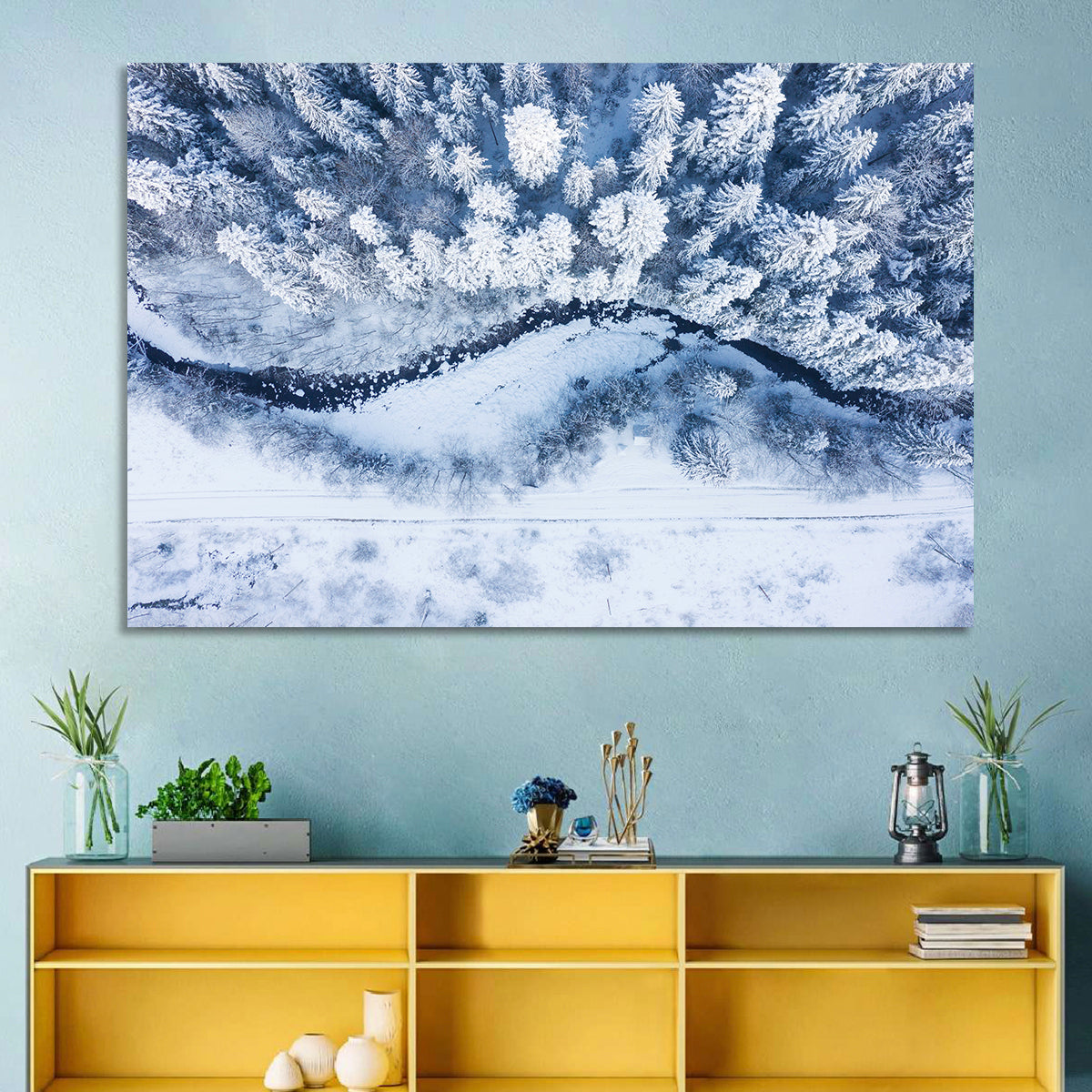 Winding Snowy River Wall Art
