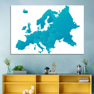 Europe Map I Wall Art