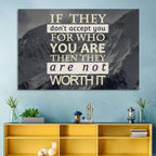 They Are Not Worth It Wall Art
