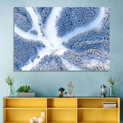 Ski Resort Aerial Wall Art