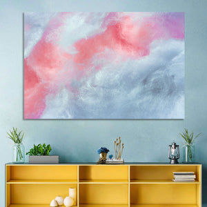 Cotton Candy Abstract Wall Art