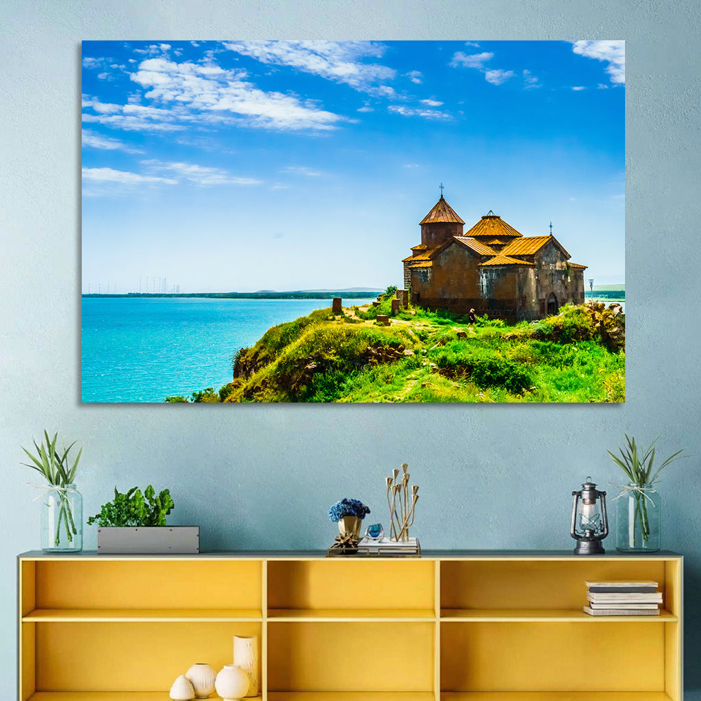 Sevanavank on Lake Sevan Wall Art