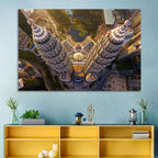 Petronas Twin Towers Kuala Lumpur Golden Hour Wall Art
