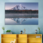 Mount Adams Sunrise Reflection Wall Art