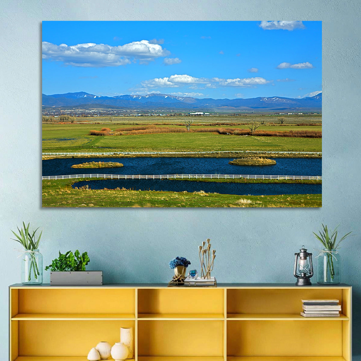 Genoa Township Pond View Wall Art