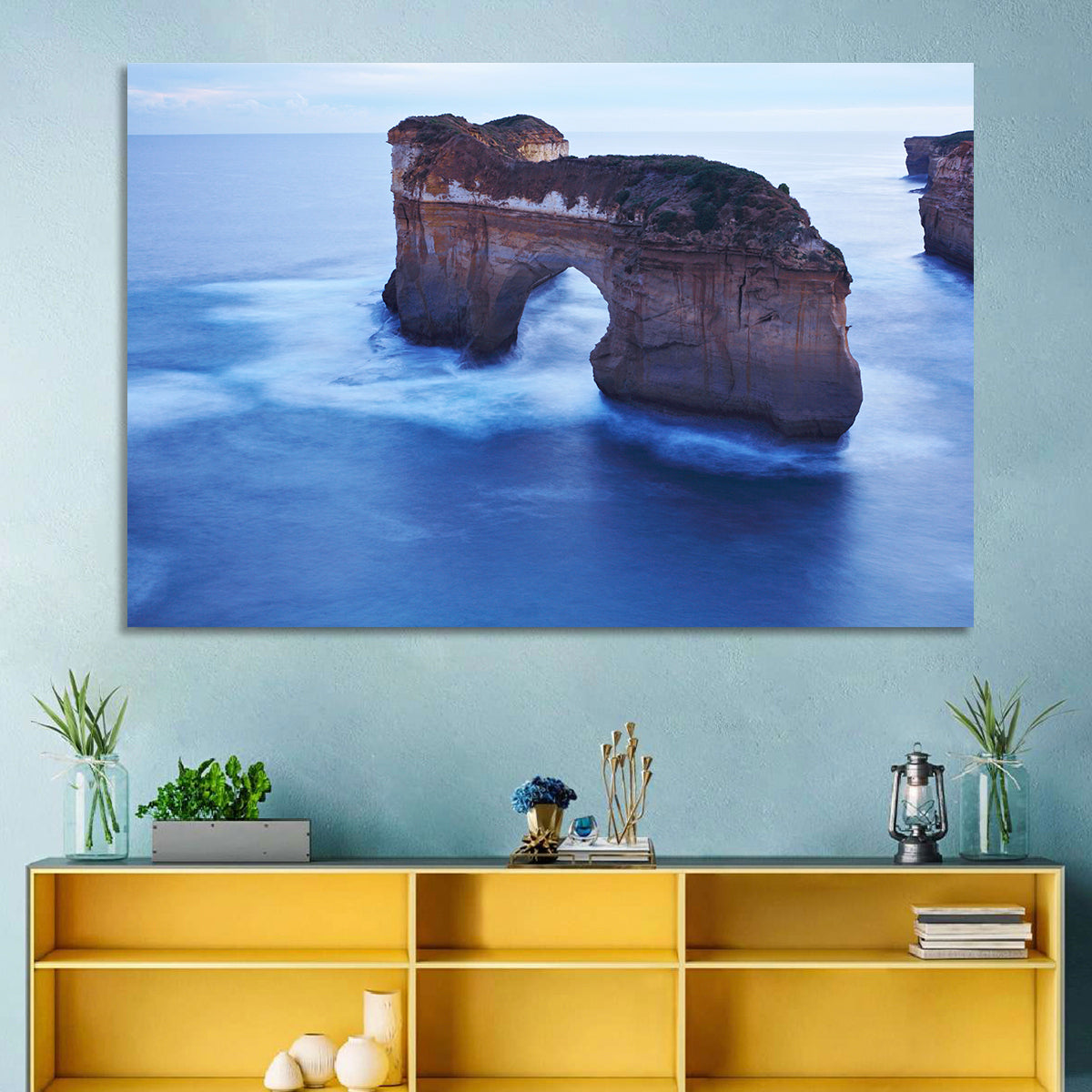 London Arch Ocean Cliffs at Dawn Wall Art