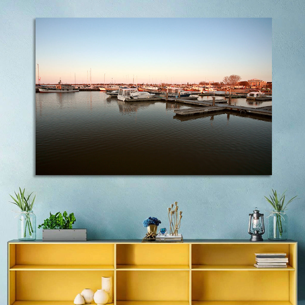 Gimli Marina Dock, Lake Winnipeg Wall Art