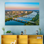 Augusta Savannah River Skyline Wall Art