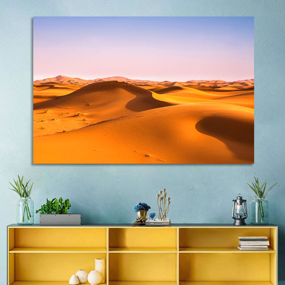 Golden Sahara Dunes Wall Art