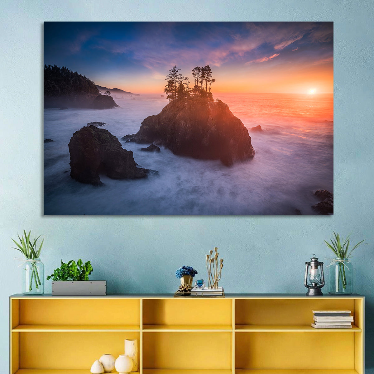 Secret Beach Sunset, Oregon Wall Art