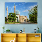Saint Petersburg Mosque Blue Dome Wall Art