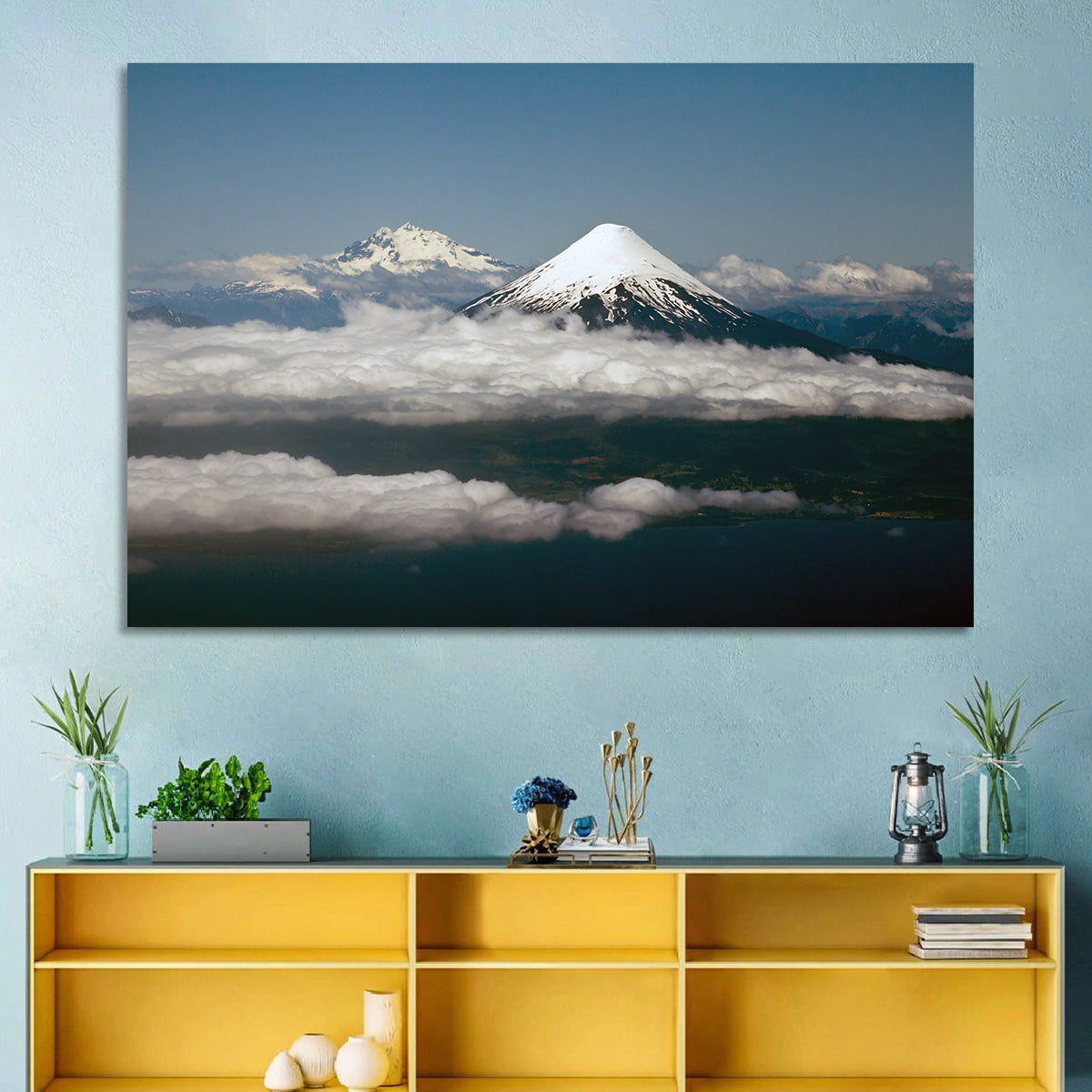 Osorno Volcano, Puerto Varas Wall Art in a room, landscape