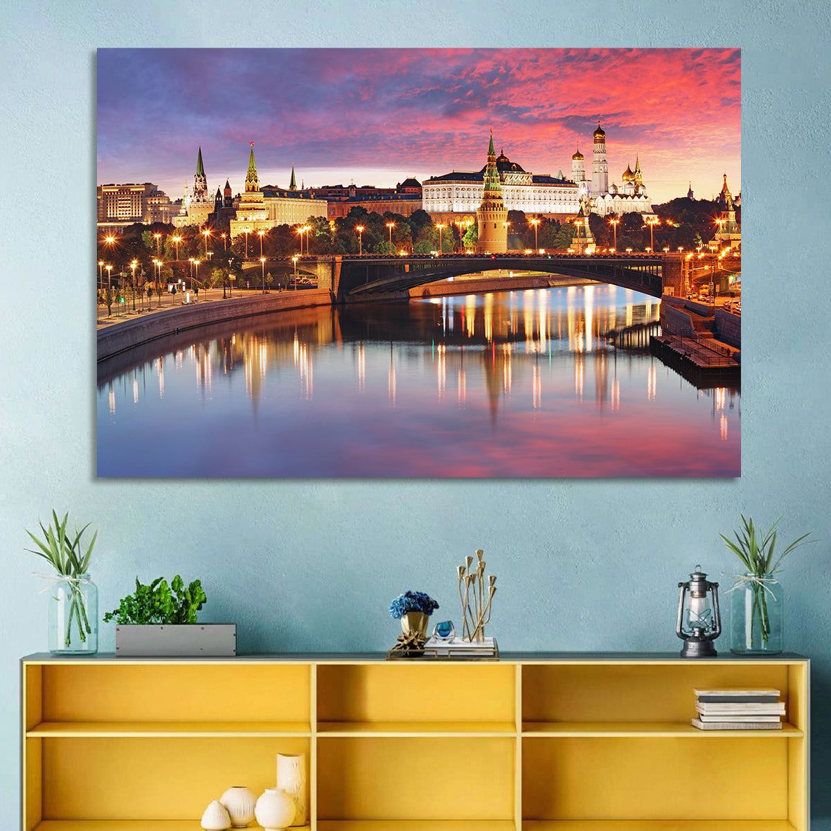 Moscow Skyline Wall Art