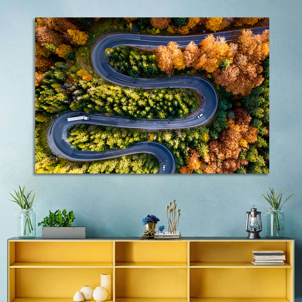 Serpentine Forest Road Wall Art