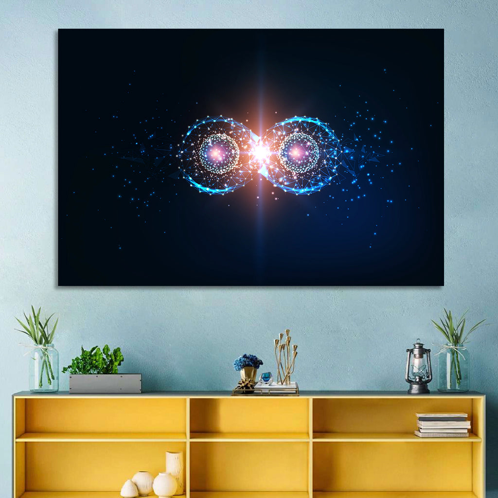 Polygonal Infinity Loop Wall Art