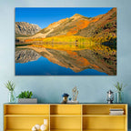 North Lake Autumn Reflection Wall Art