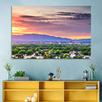 Albuquerque Skyline at Dusk Wall Art