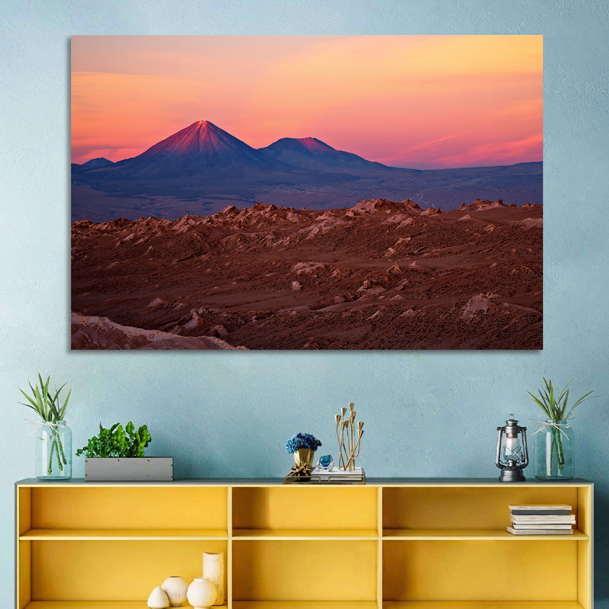 Valle De La Luna, Licancabur Volcano Wall Art