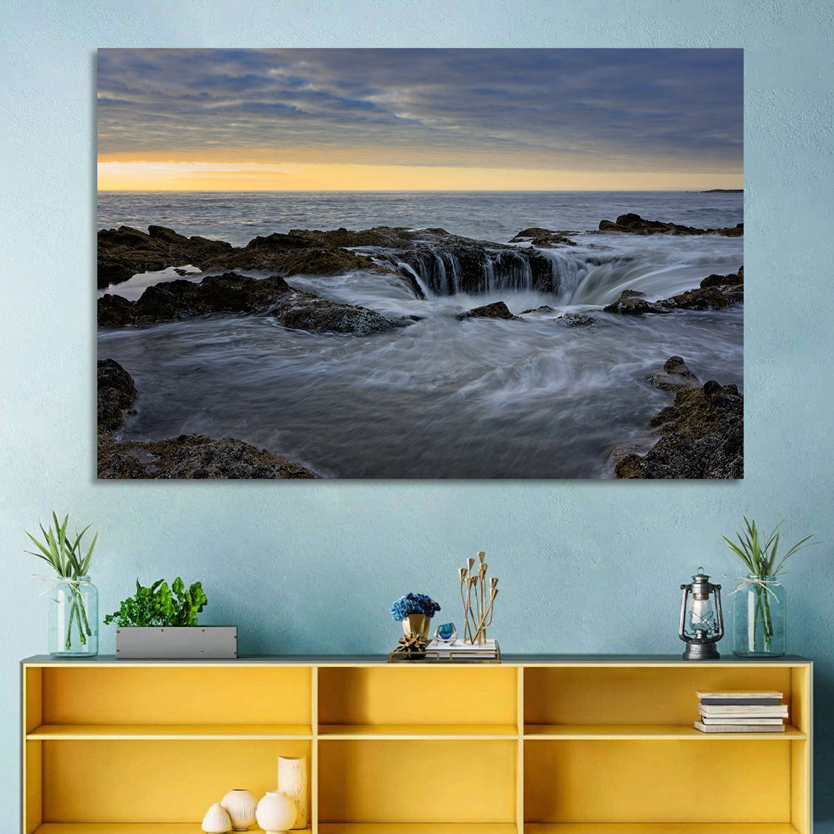 Thor's Well at Cape Perpetua Wall Art