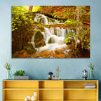 Plitvice Autumn Stream Wall Art
