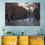 Caddo Lake Morning Mist Wall Art