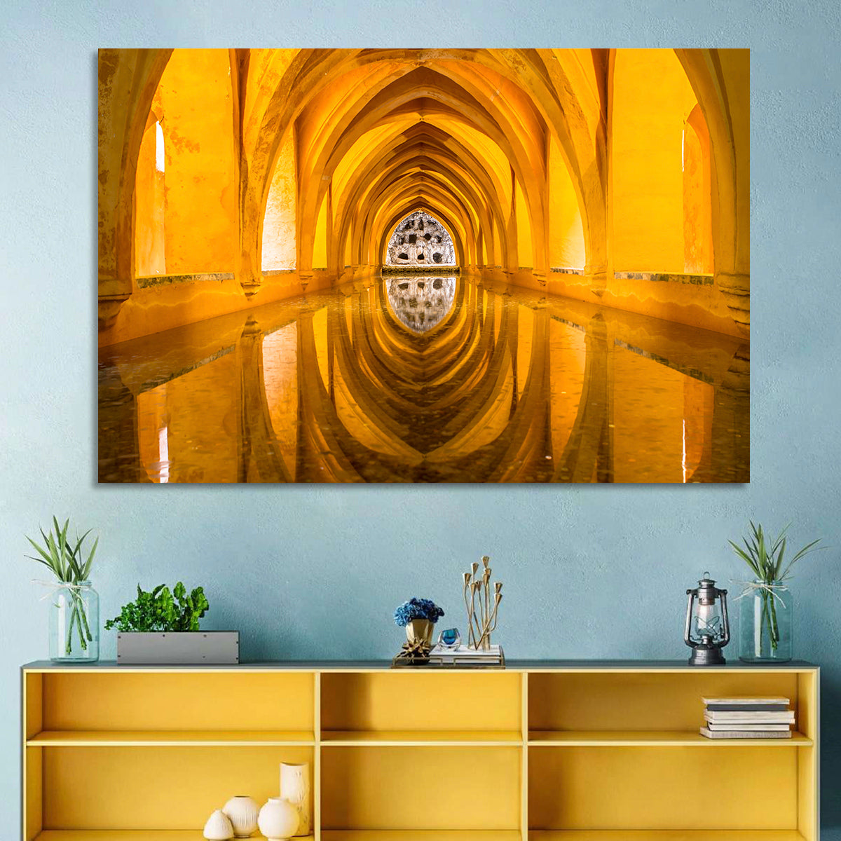 Royal Alcázar Bath Reflections Wall Art