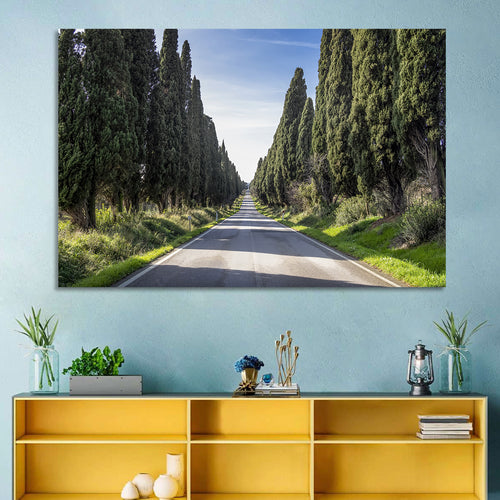 Avenue of Cypress Trees Wall Art