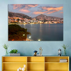 Sarandë Bay at Dusk Wall Art