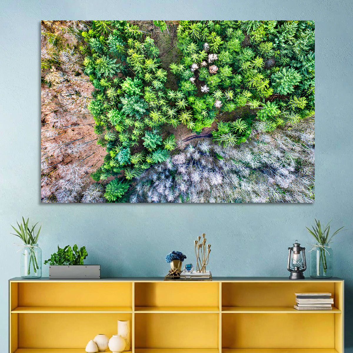 Vosges Mountains Wall Art in a room, landscape