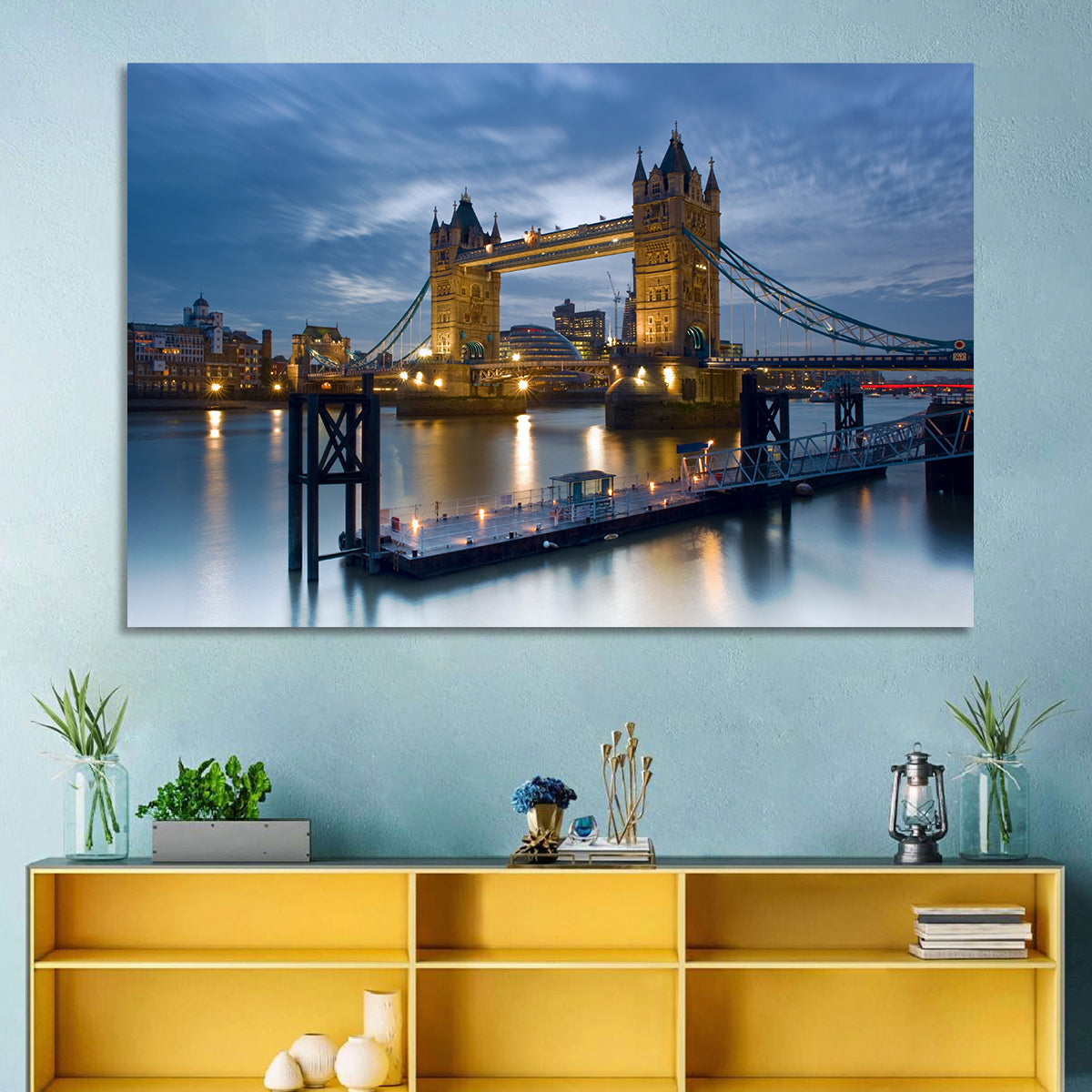 Tower Bridge at Blue Hour Wall Art