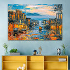 San Francisco Cable Car at Dusk Wall Art