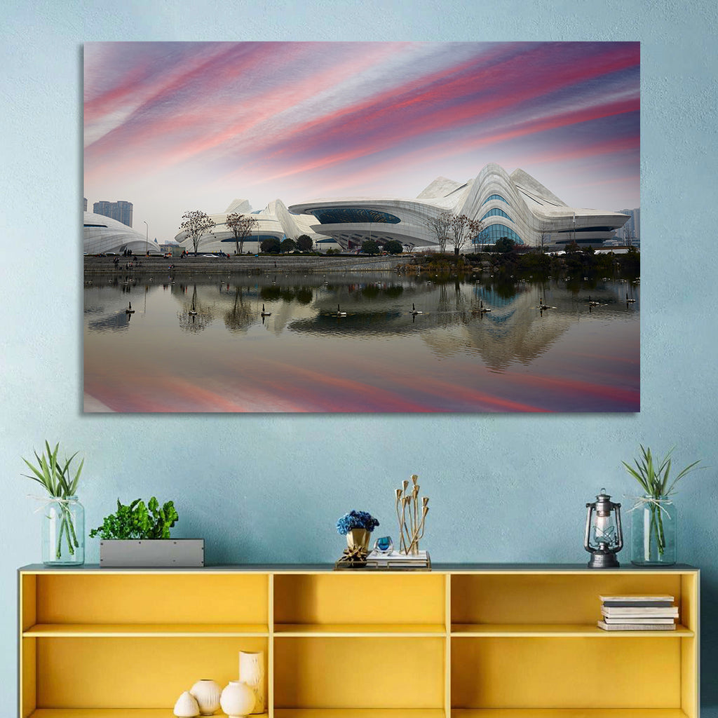 Meixihu International Culture and Arts Centre, Changsha Wall Art