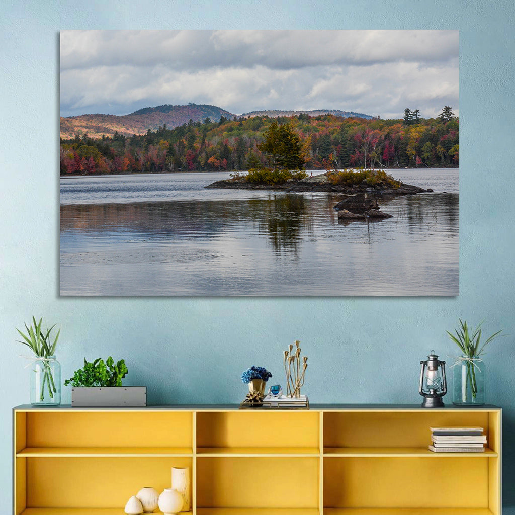 Lake Umbagog Autumn Reflection Wall Art